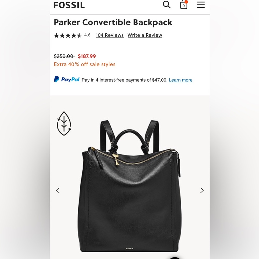 Fossil Parker Backpack